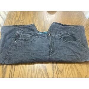 Vtg Y2K Rocawear Denim Jorts Shorts Baggy Hip Hop Skater Embroidered Men 42